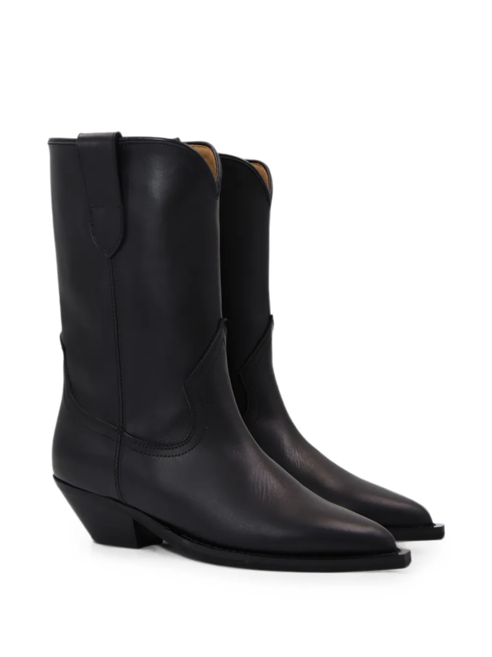 Notabene Arlette pointed-toe western boots Zwart