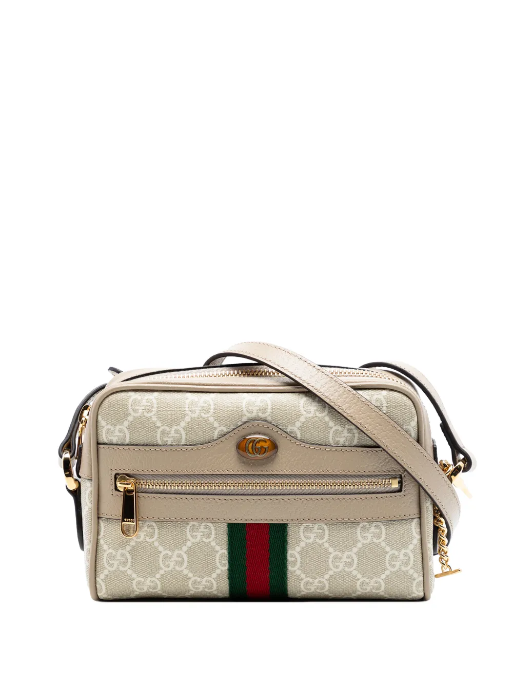 Gucci Pre-Owned Borsa a tracolla GG Supreme Ophidia mini 2000-2015 - Marrone