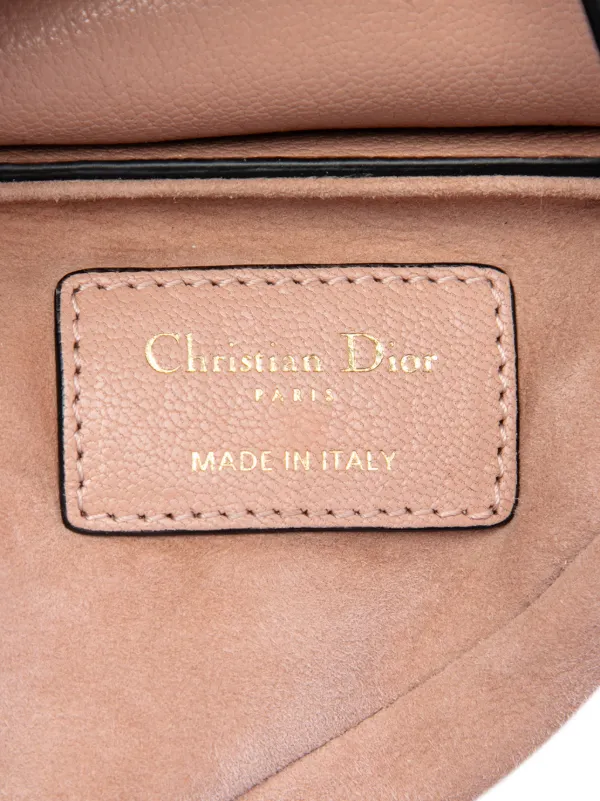 Christian Dior Pre-Owned 2021 Micro Goatskin Saddle Bag Satchel