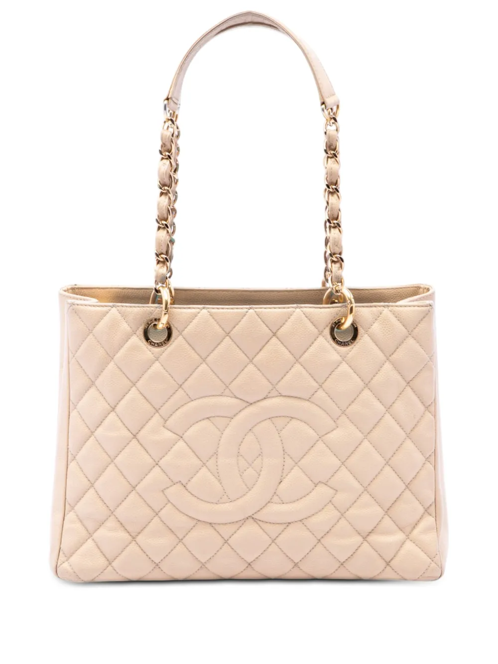 CHANEL Pre-Owned Borsa tote Grand Shopping in pelle Caviar 2010-2011 - Marrone
