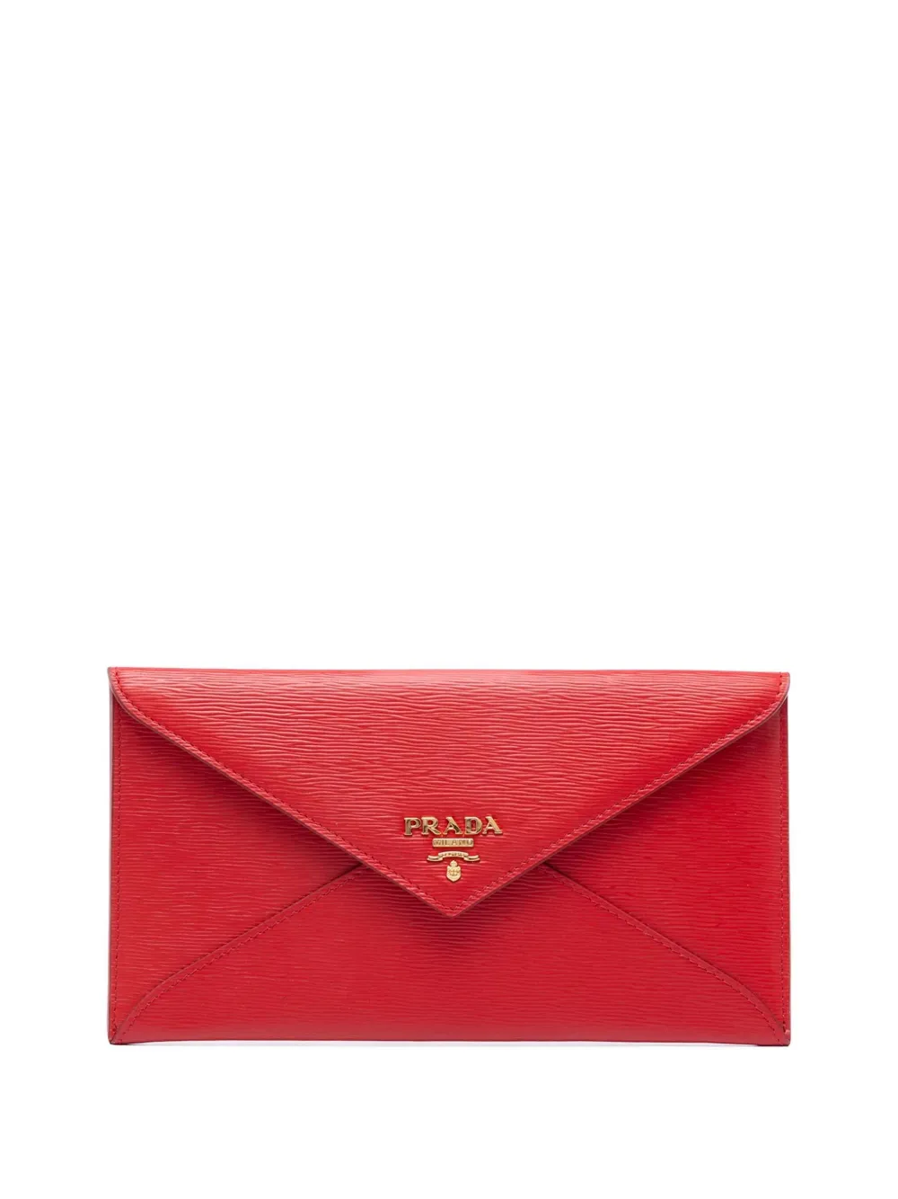 Prada Pre-Owned Clutch a busta Vitello Move 2013-2026 - Rosso