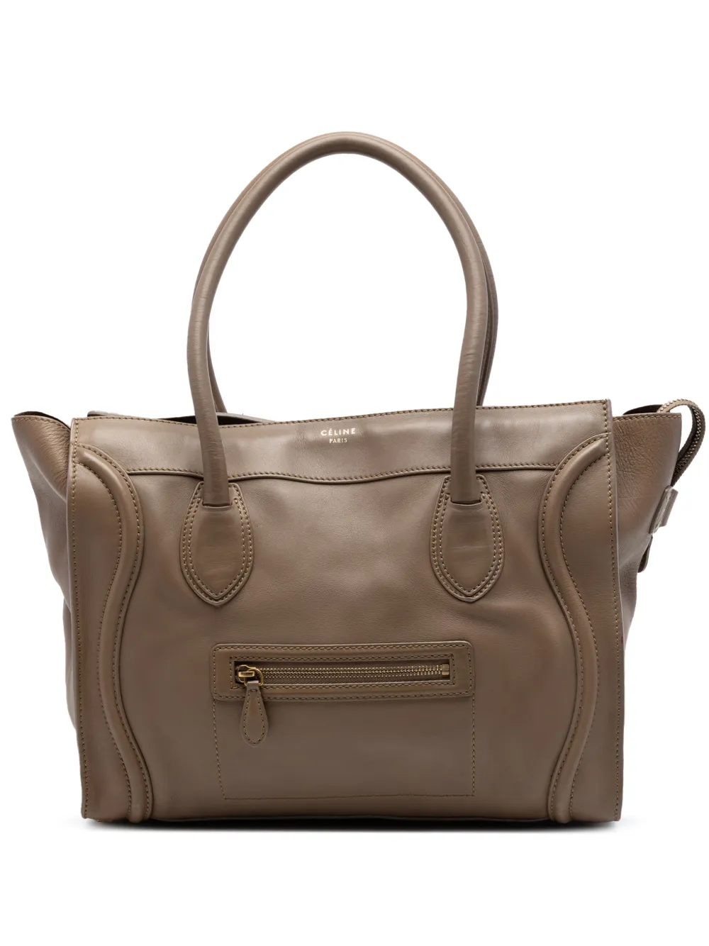 Celine Pre-Owned Borsa tote Luggage in pelle 2011 - Marrone