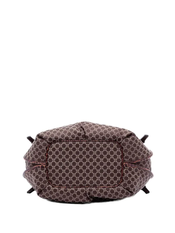 Celine Pre-Owned 2000-2026 Macadam Canvas Bittersweet Hobo Bag 