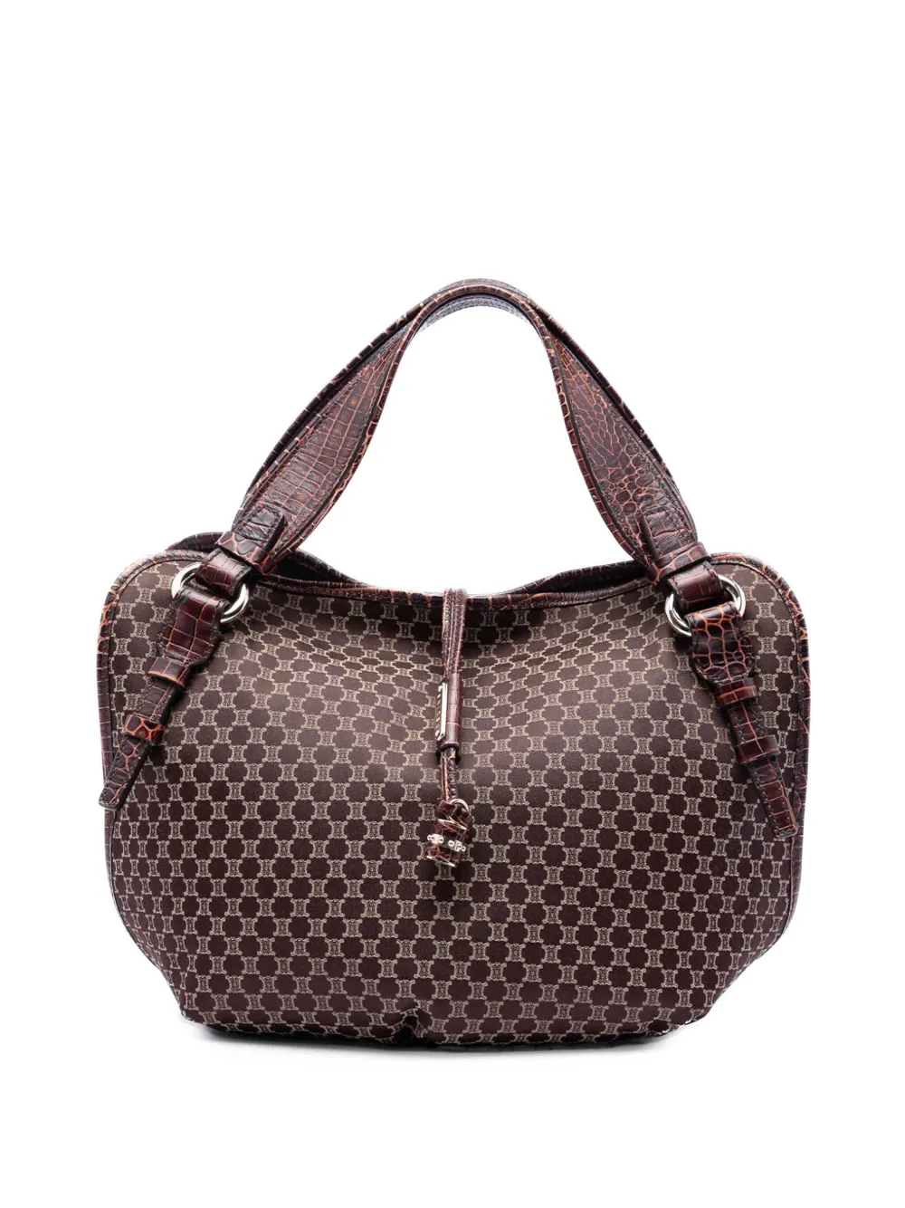 Celine Pre-Owned 2000-2026 Macadam Canvas Bittersweet hobo bag - Brown