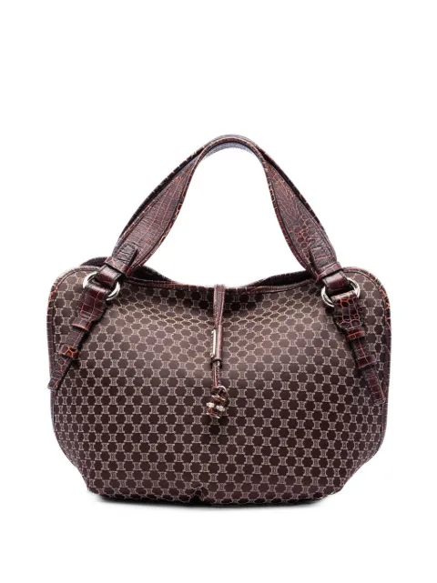 Celine Pre-Owned 2000-2026 Macadam Canvas Bittersweet hobo bag
