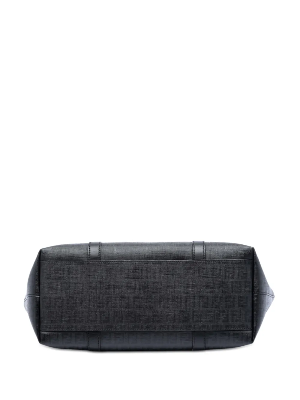 Fendi Pre-owned 2000-2026 Zucchino Coated Canvas Superstar Tote Bag in Grey, view 4