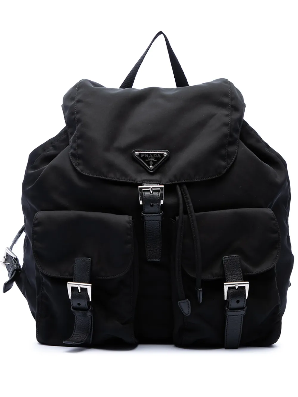 Prada Pre-Owned Zaino Tessuto 2013-2026 - Nero