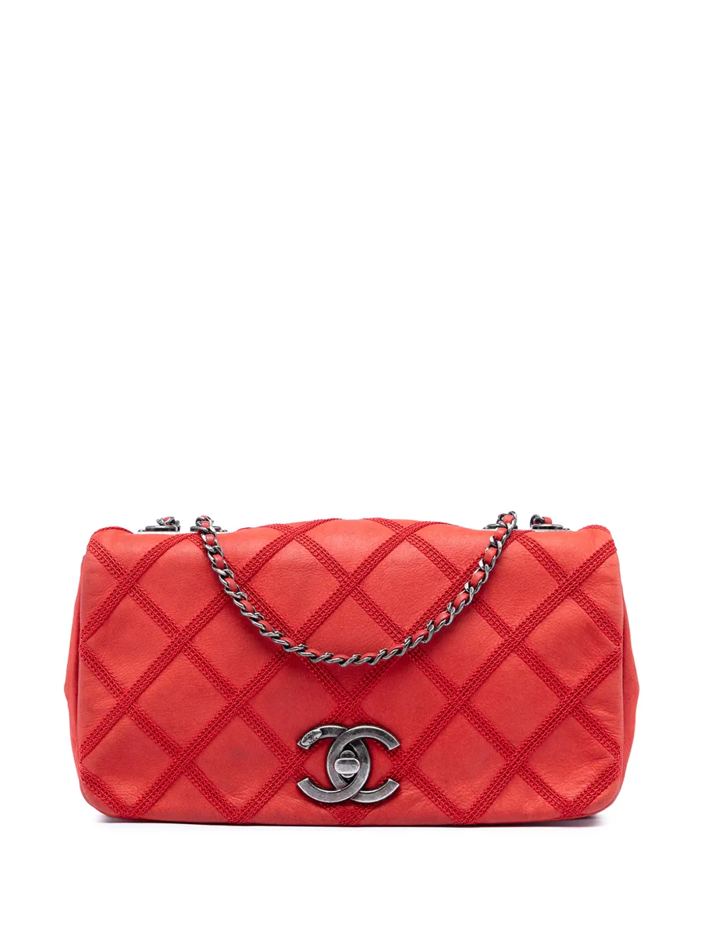 CHANEL Pre-Owned Borsa a spalla piccola 2012-2013 - Rosso