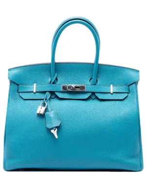 Hermès Pre-Owned 2001-2002 Clemence Birkin Retourne 35 Handbag
