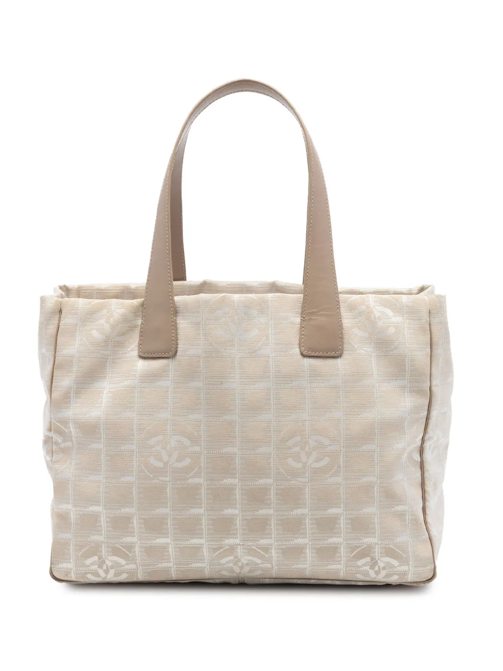 CHANEL Pre-Owned Borsa tote New Travel Line in nylon 2005-2006 - Toni neutri