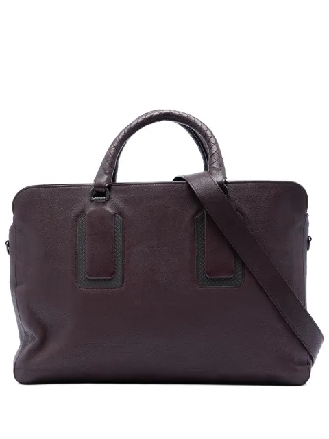 Bottega Veneta Pre-Owned 2012-2026 Leather business bag