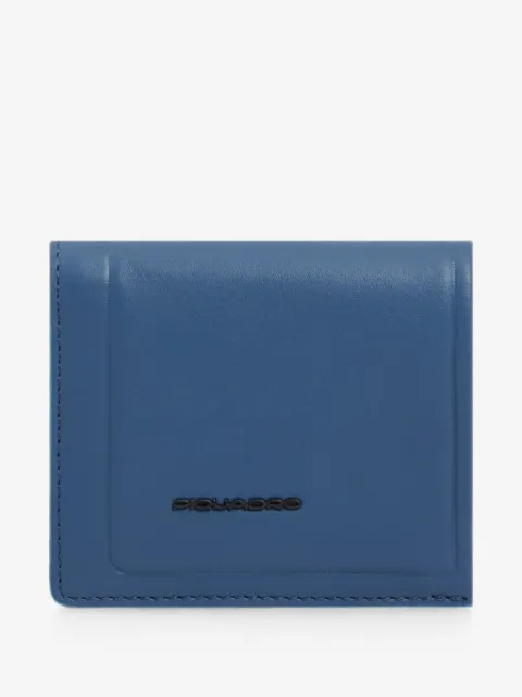PIQUADRO vertical trifold wallet