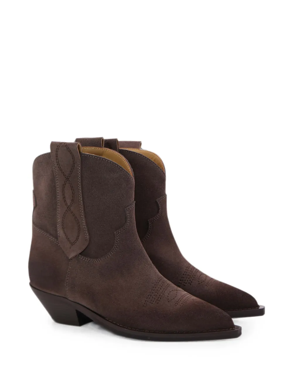 Notabene Arnette suede western boots Bruin