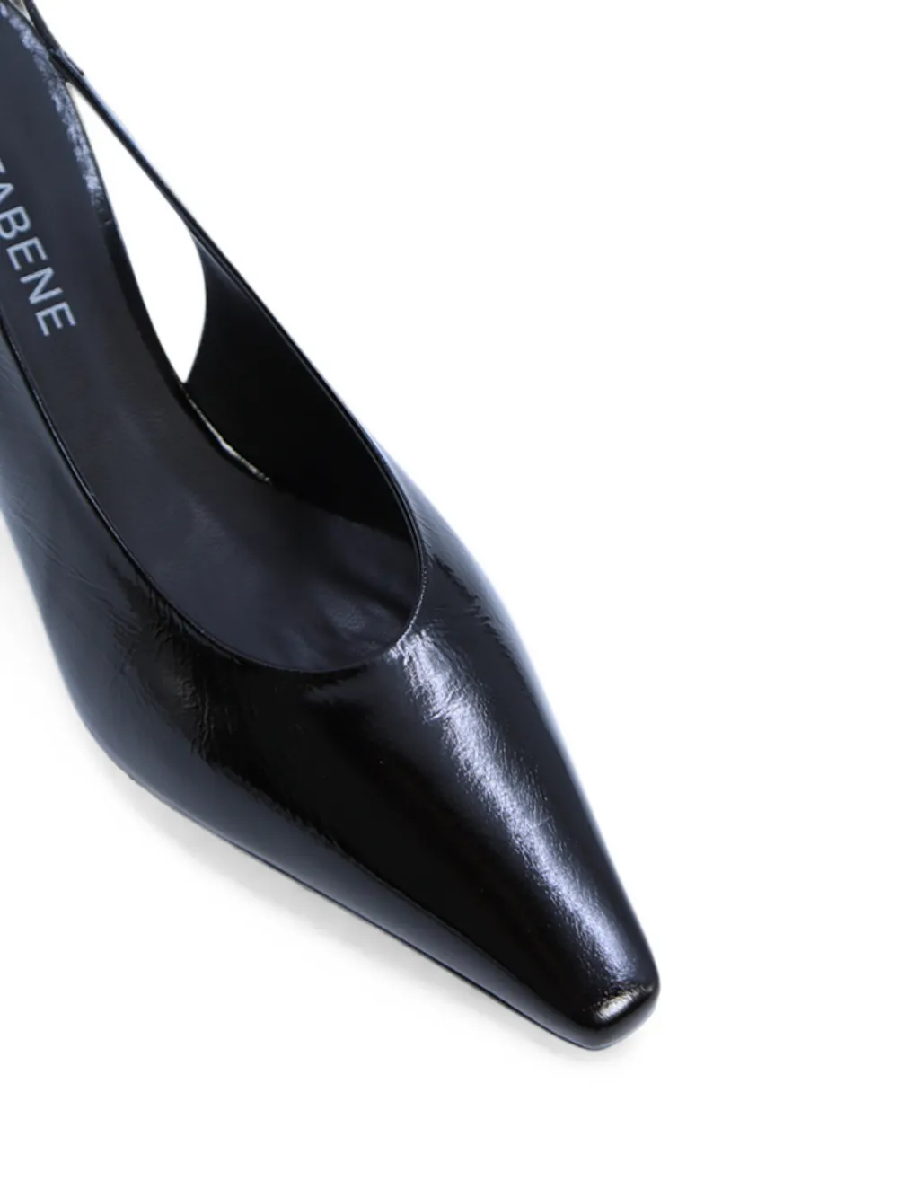Notabene Emmely 70 patent-leather slingback pumps Zwart