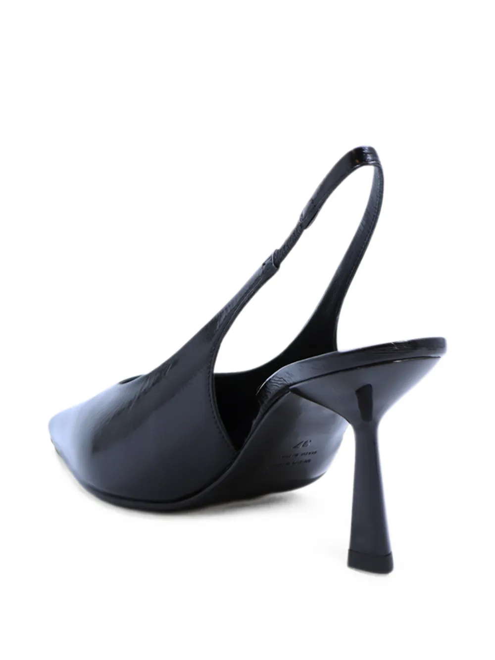Notabene Emmely 70 patent-leather slingback pumps Zwart