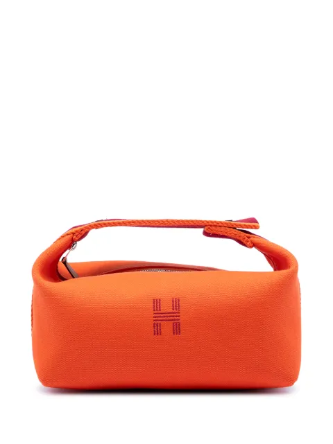 Hermès Pre-Owned 2000-2025 Small Toile Bride A Brac Case vanity bag