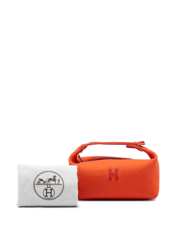 Hermès Pre-Owned 2000-2025 Small Toile Bride A Brac Case Vanity
