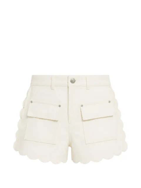 FARM Rio scalloped-edge cargo shorts