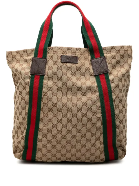 Gucci Pre-Owned 2000-2015 GG Canvas Web tote bag