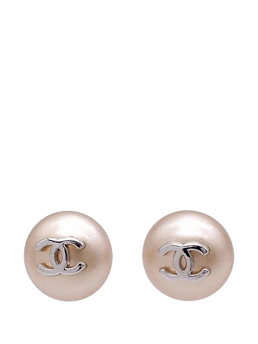 CHANEL Pre-Owned Orecchini pendenti CC 2000 - Argento