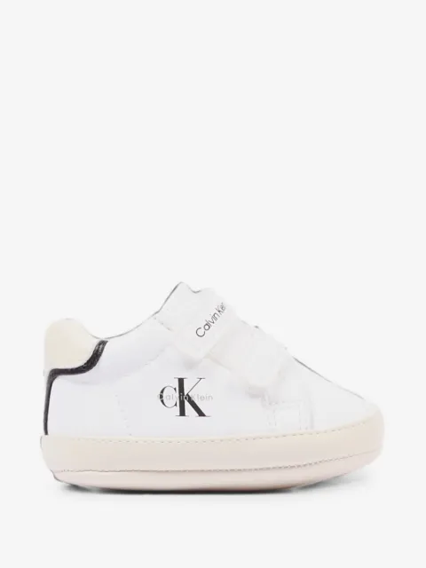 Calvin Klein Kids touch-strap logo low-top sneakers