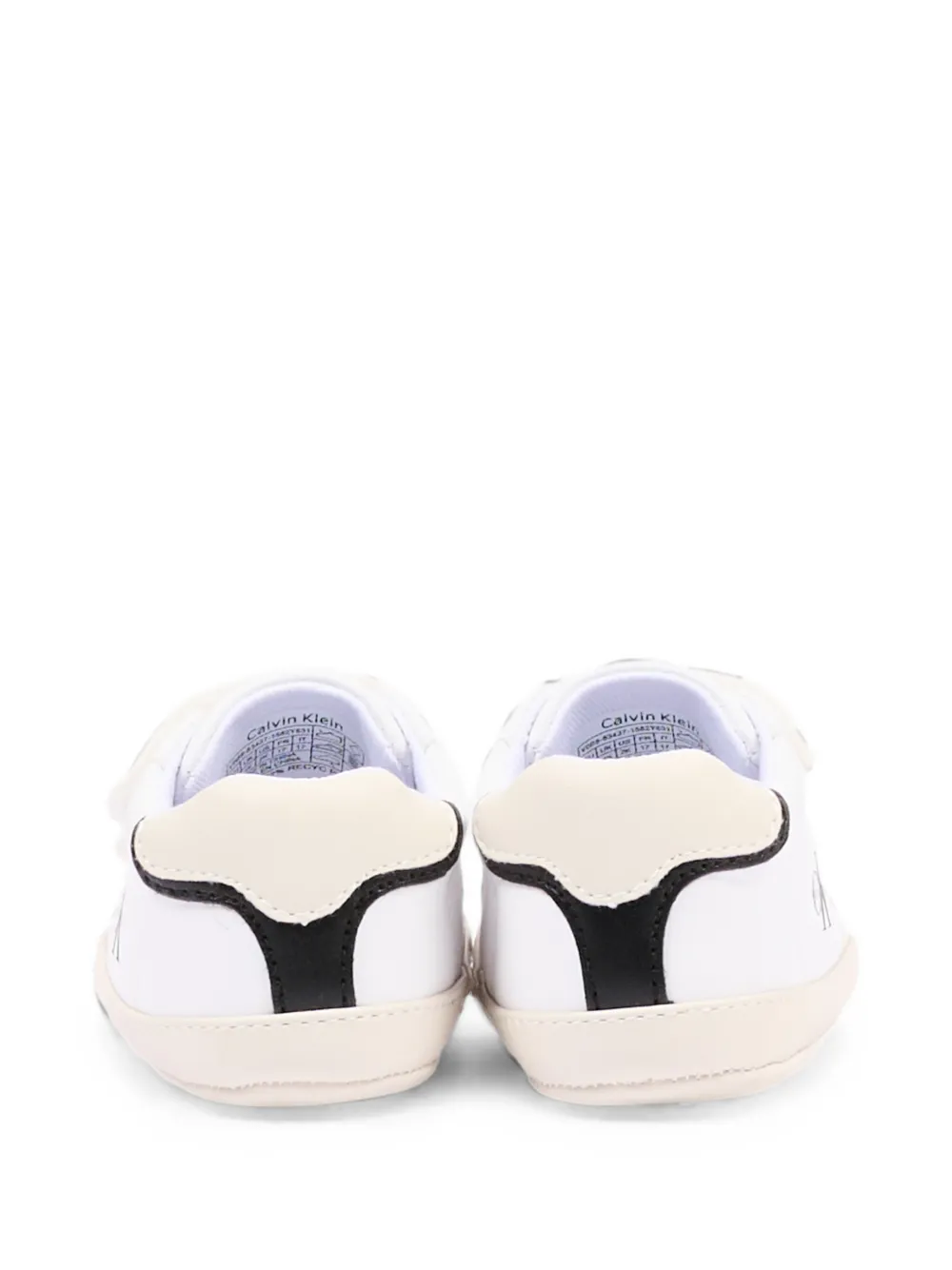 Calvin Klein Kids Low-top sneakers met klittenband en logo Wit