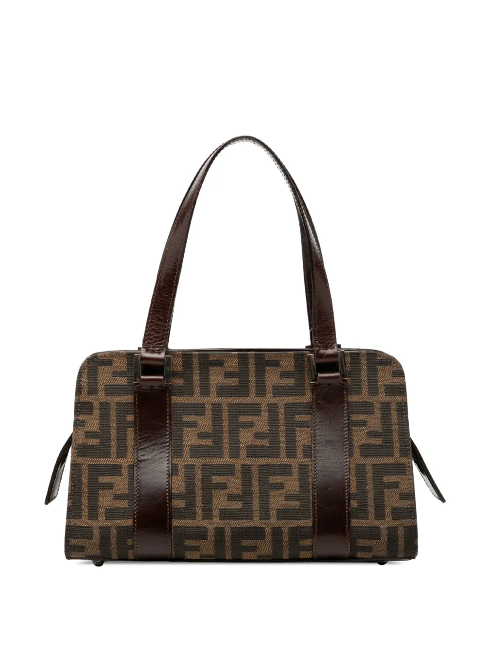 Fendi Pre-Owned Borsa a mano in tela con motivo Zucca 2000-2010 - Marrone