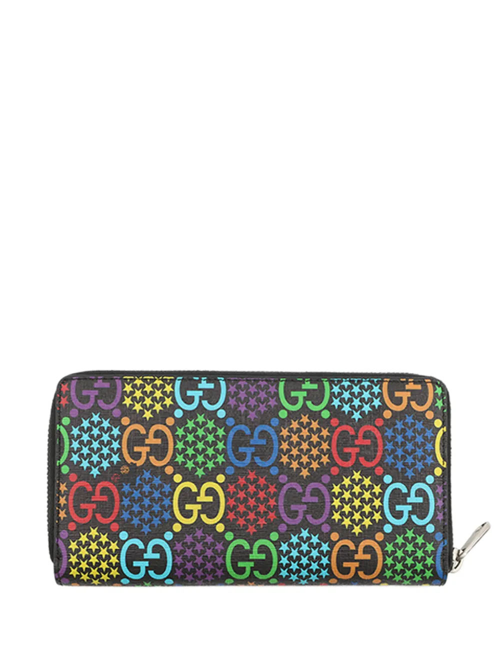 Gucci Pre-Owned Portafoglio con zip GG Supreme 2016-2026 - Nero
