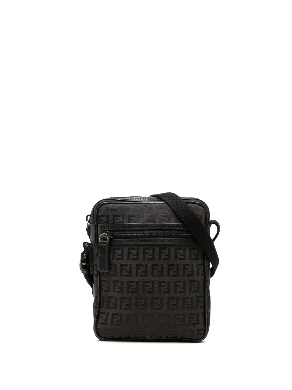 Fendi Pre-Owned Borsa a tracolla in tela con motivo Zucchino 2000-2010 - Marrone