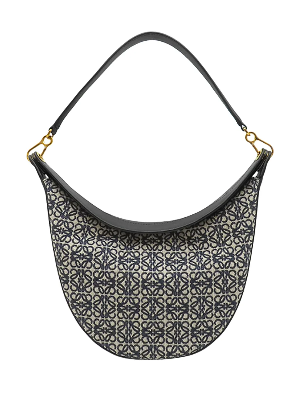 Loewe Pre-Owned Borsa passepartout Anagram Luna in tela 2010-2026 - Blu