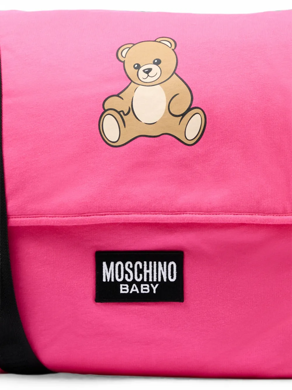 Moschino Kids Teddy Bear luiertas met logo-patch Roze