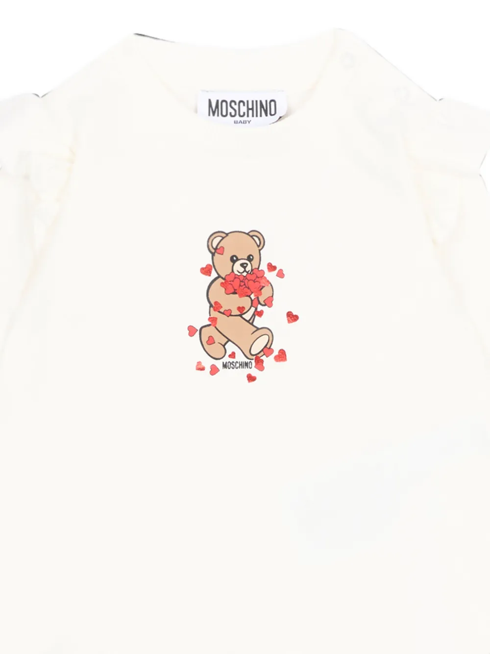 Moschino Kids Teddy Bear trainingspak met ruches Beige