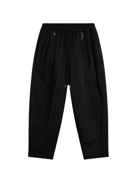 Mastermind World tapered-leg drawstring trousers