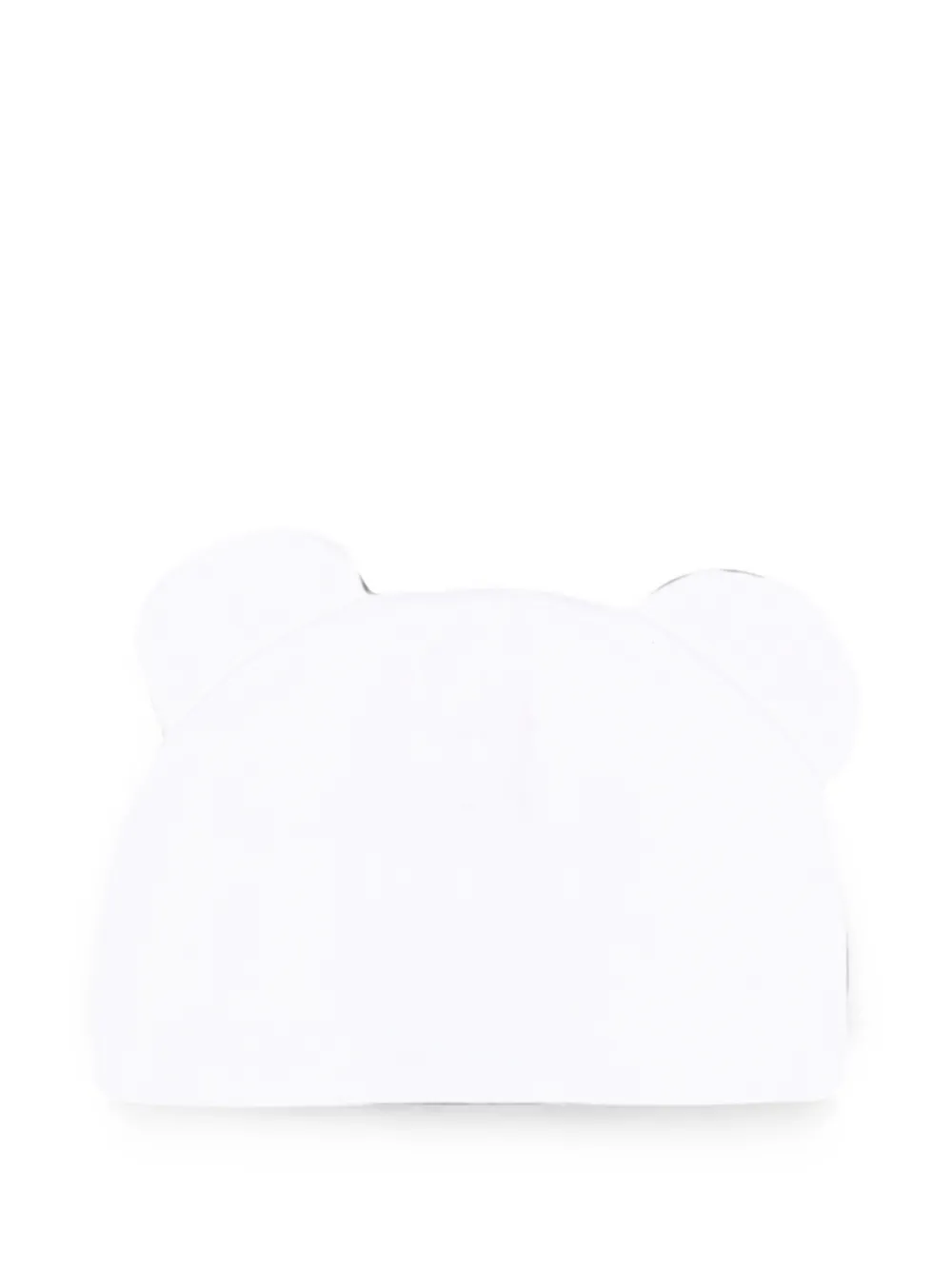 Moschino Kids Muts met patch Wit