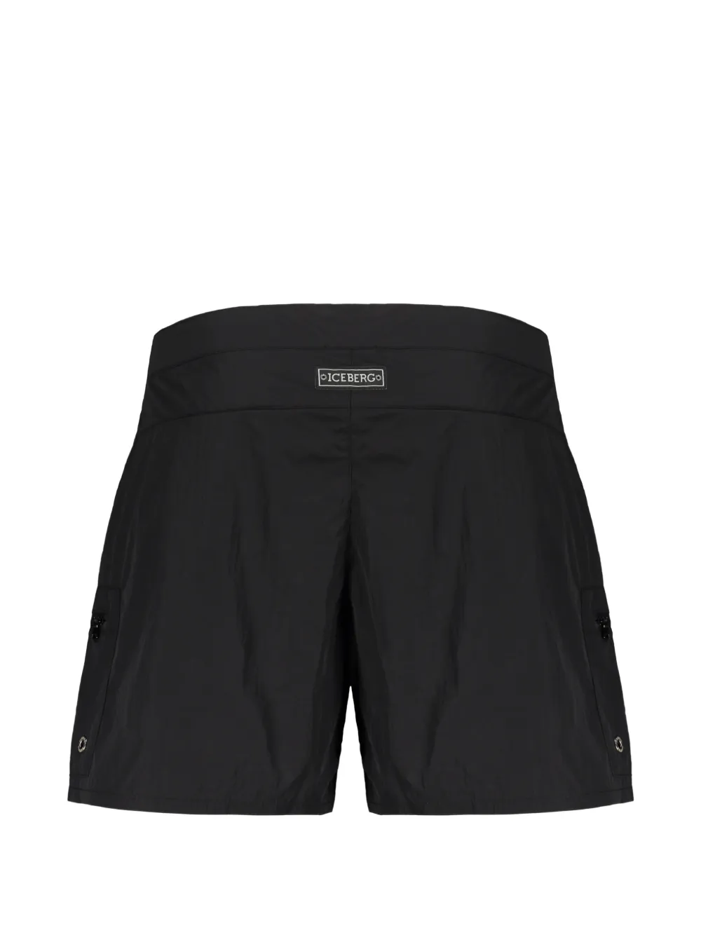 Iceberg Zwembroek met logopatch Zwart