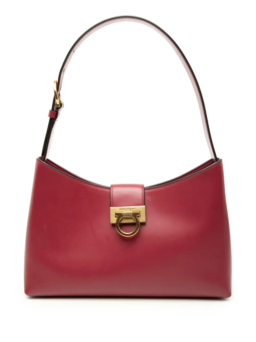 Ferragamo Pre-Owned Borsa a spalla Gancini in pelle 2010-2026 - Rosso