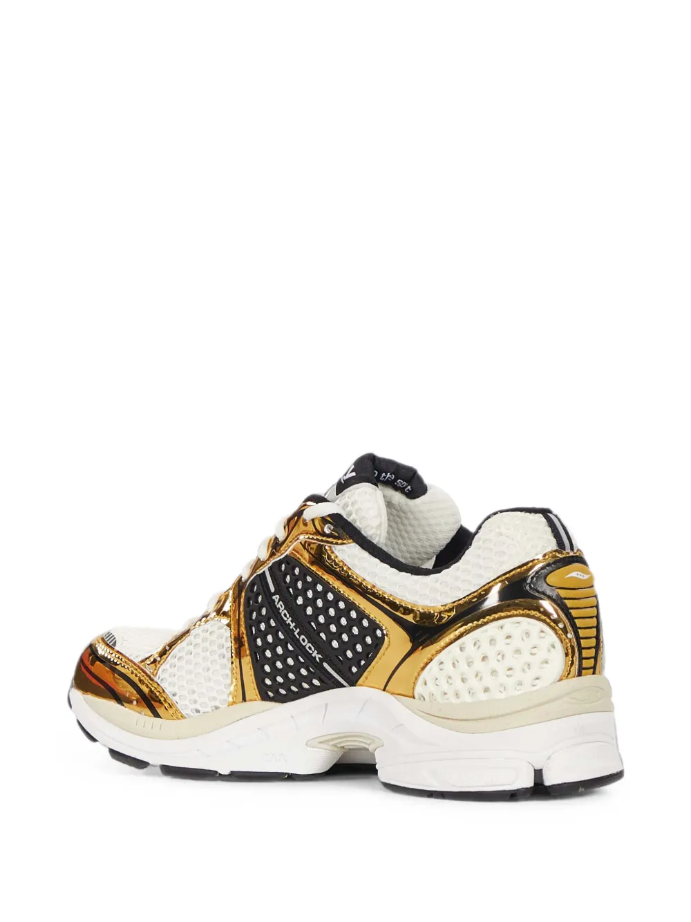 Saucony ProGrid Triumph 4 metallic-effect mesh sneakers Wit