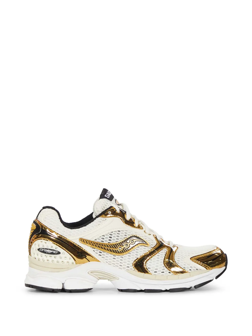 Saucony 프로그리드 트라이엄프 4 메탈릭 이펙트 메시 스니커즈 | 화이트 | Image 1