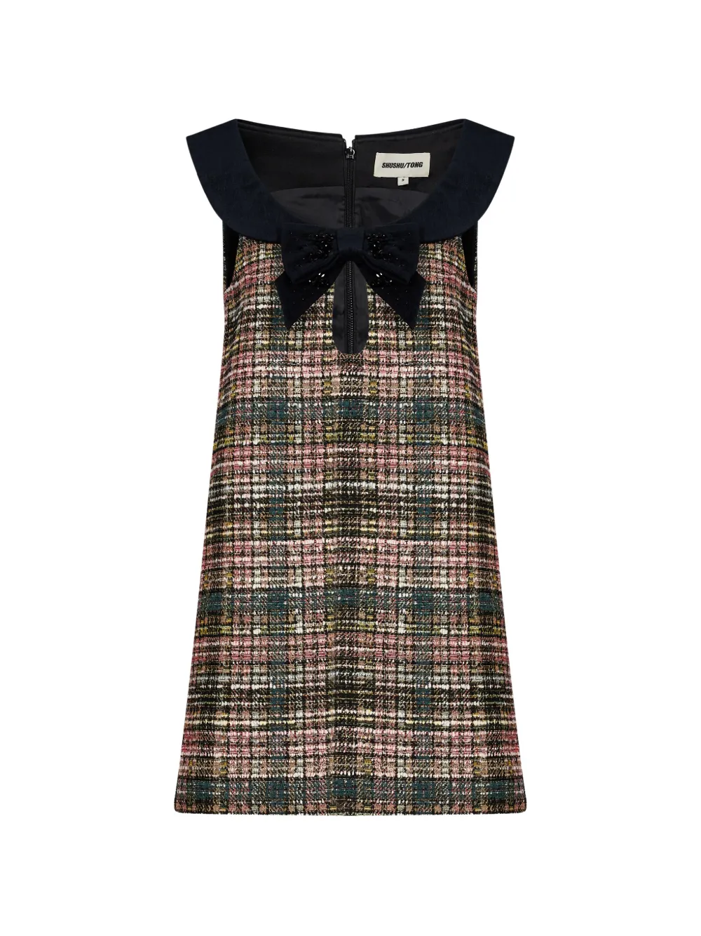 SHUSHU TONG Mini-jurk met strikdetail Zwart