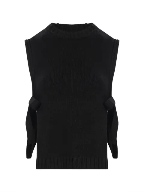 Soeur Uzel side-tie knitted vest