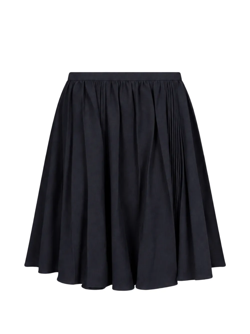 SHUSHU/TONG pleated A-line mini skirt - Schwarz