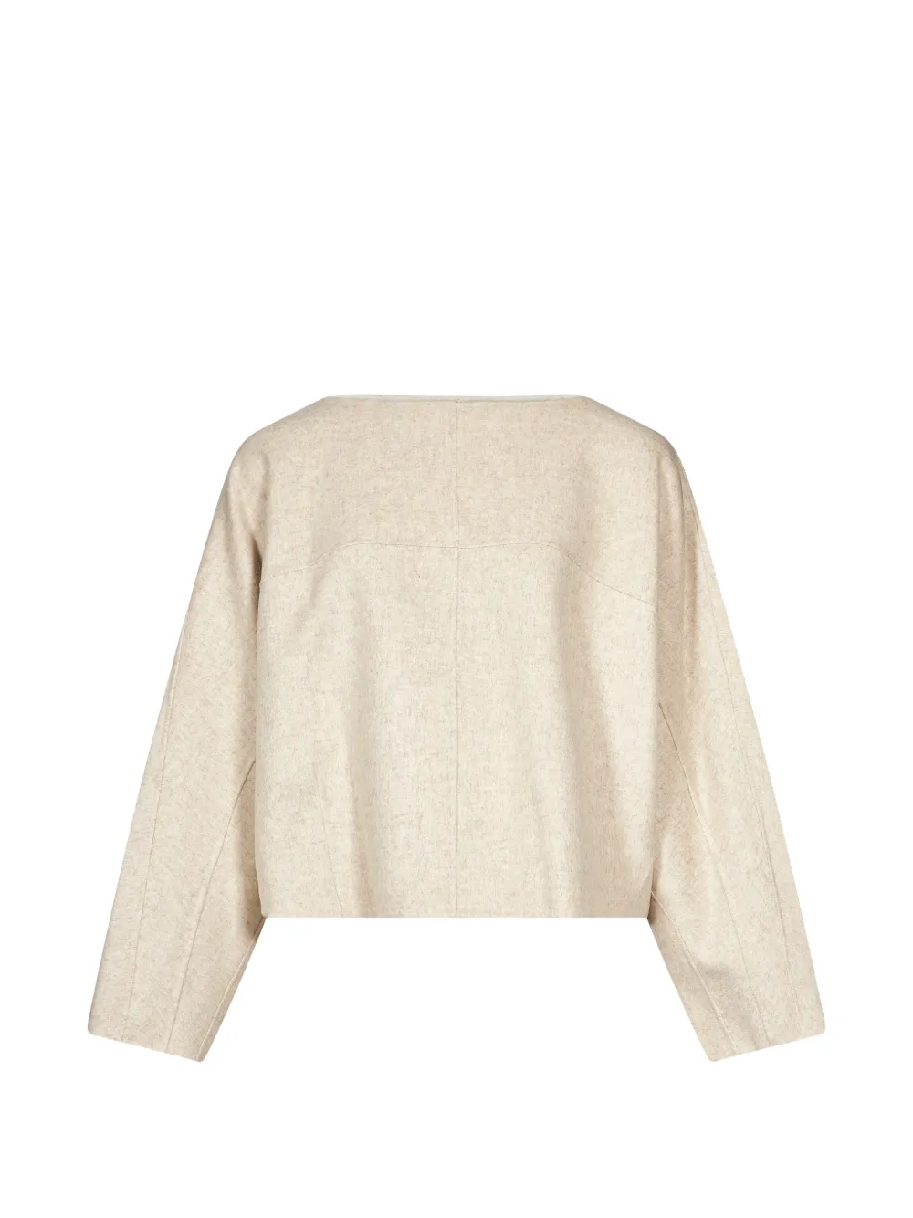 Soeur Hora cropped wide-sleeve sweater - Weiß