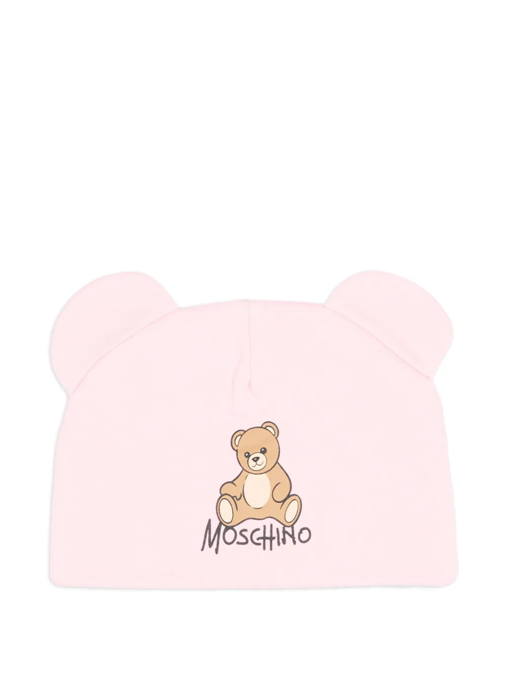 Moschino Kids Teddy Bear beanie hat - Rosa
