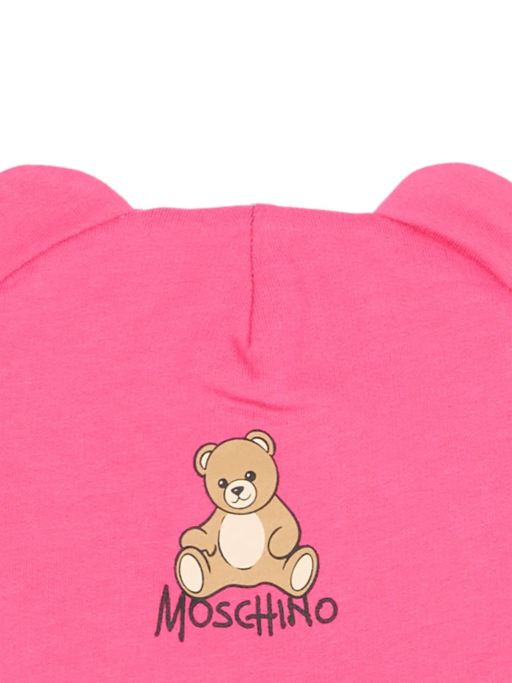 Moschino Kids Teddys Bear muts met oren Roze