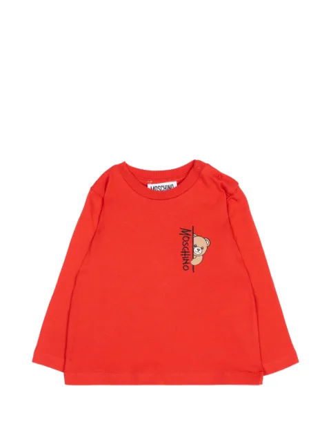 Moschino Kids Teddy Bear long-sleeve T-shirt