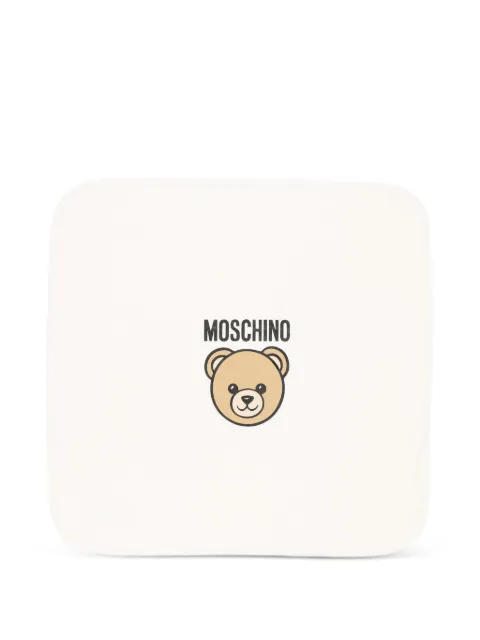 Moschino Kids Teddy Bear logo-print blanket