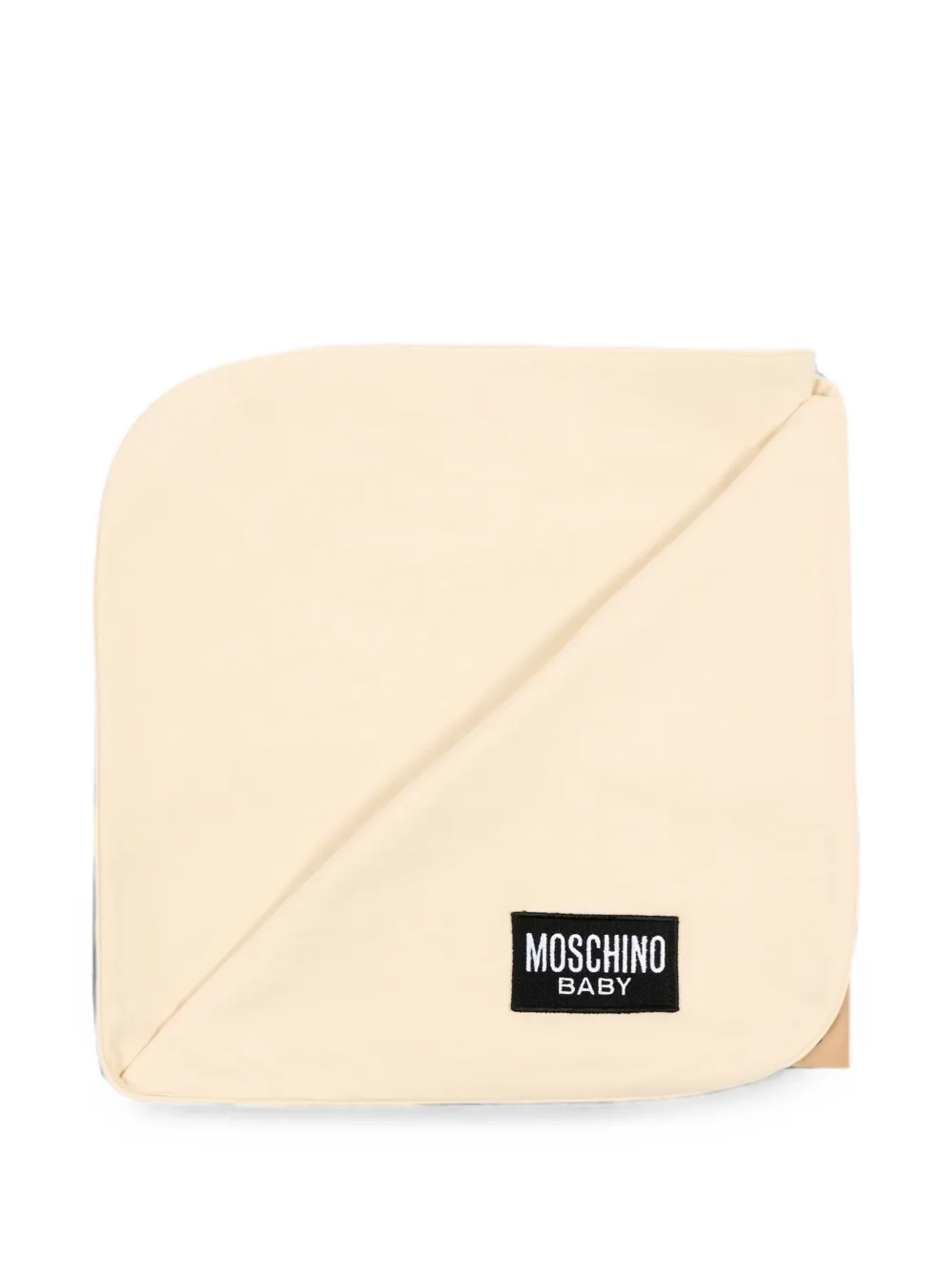 Moschino Kids Deken met teddybeerprint Beige