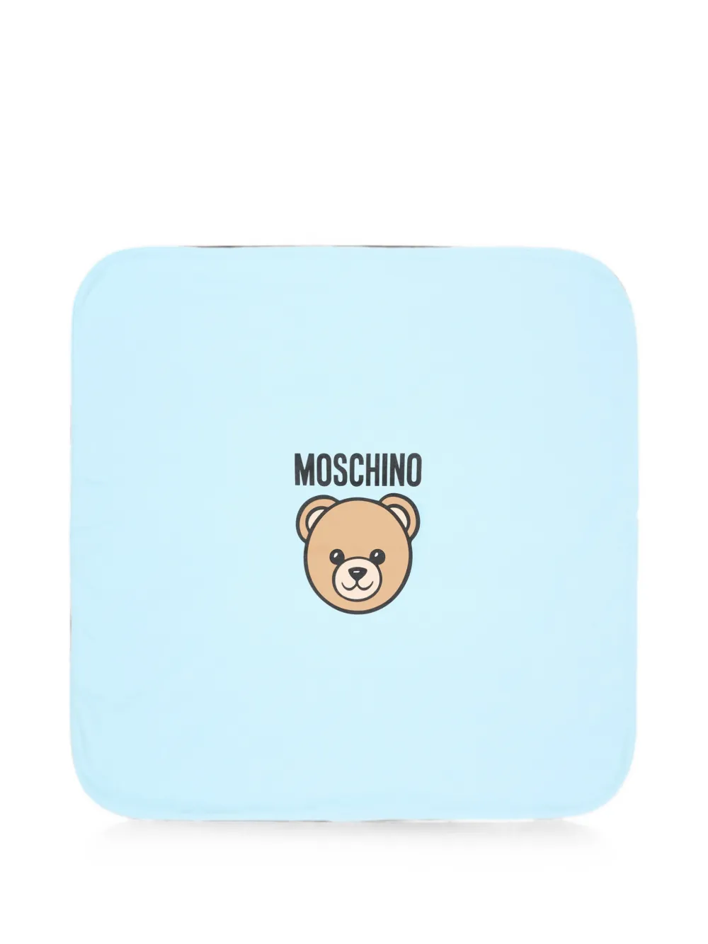 Moschino Kids Teddy Bear blanket - Blu