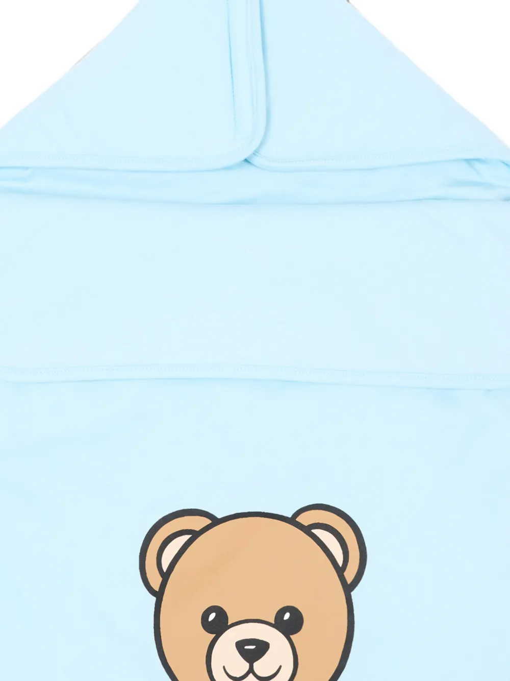 Moschino Kids Slaapzak met teddybeerprint Blauw