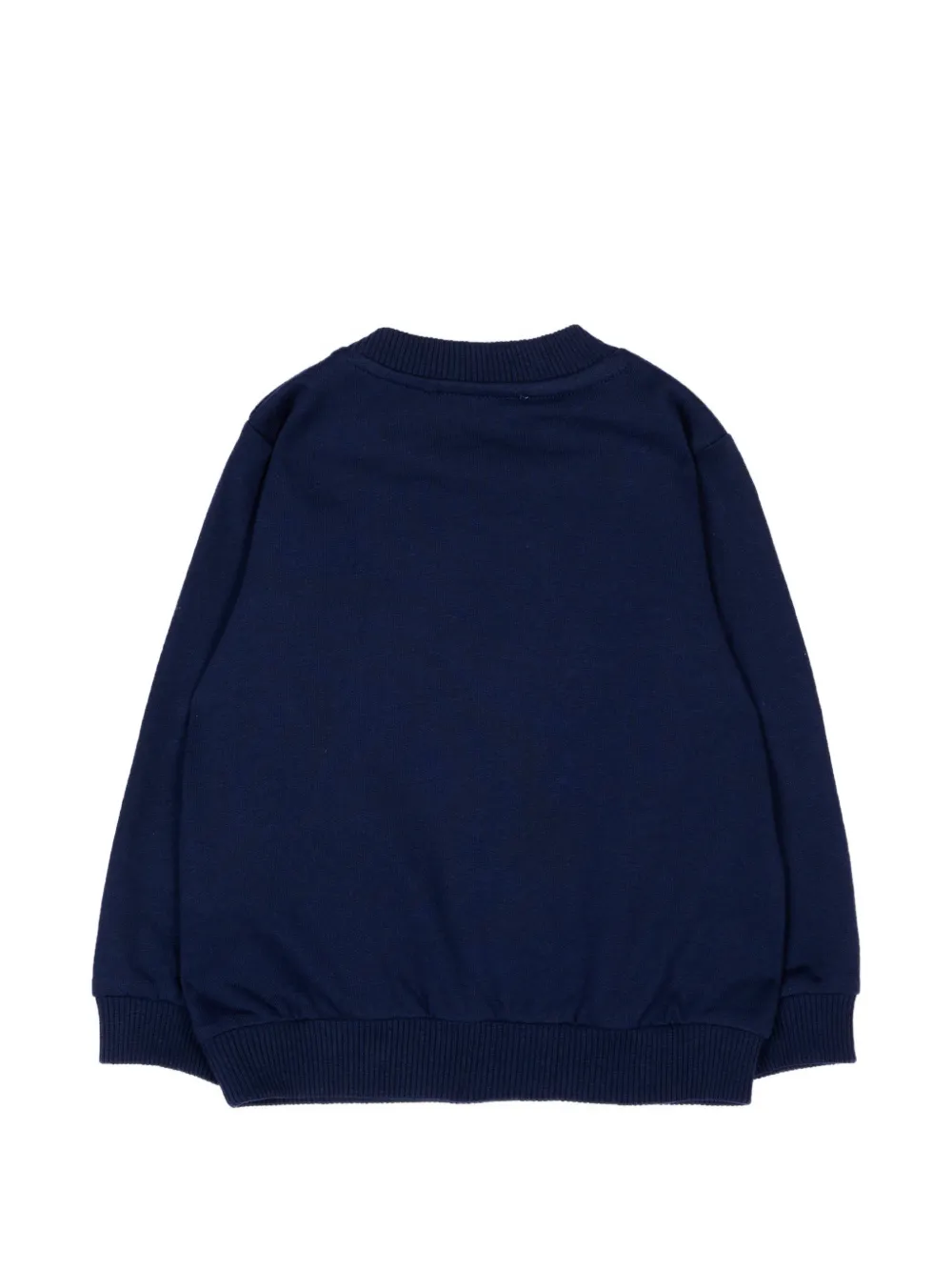Moschino Kids Teddy Bear trui met logoprint Blauw